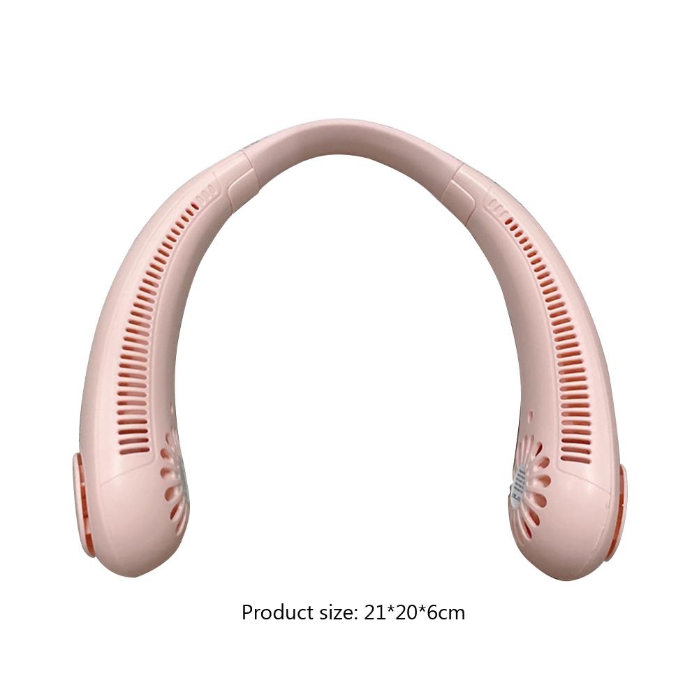 Подвесной шейный вентилятор, портативный охлаждающий вентилятор, безлопастной шейный вентилятор, USB-перезаряжаемый портативный шейный вентилятор для дома, офиса, путешествий, спорта