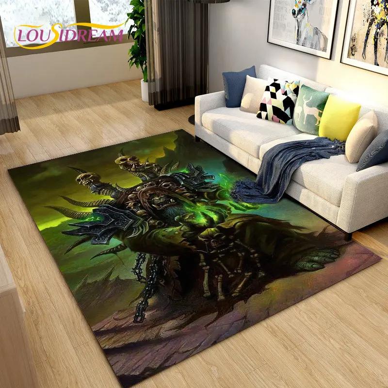 3D WOW, большой коврик для игровой зоны World of Warcraft, коврик для гостиной, спальни, дивана, коврик для украшения, детский нескользящий напольный коврик