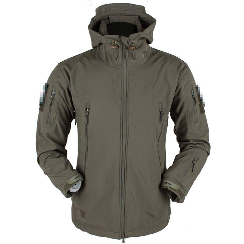 Универсальная мужская зимняя куртка с ветрозащитным капюшоном и многофункциональными карманами для активного отдыха