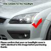 1 пара передней крышки фары для Ford Focus MK2 C307 2004-2007, прозрачный абажур, корпус фары