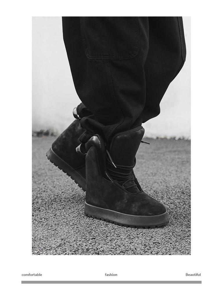 2025 Men's High-Top Autumn Boots - Thick-Soled Casual Plaster Boots Y01