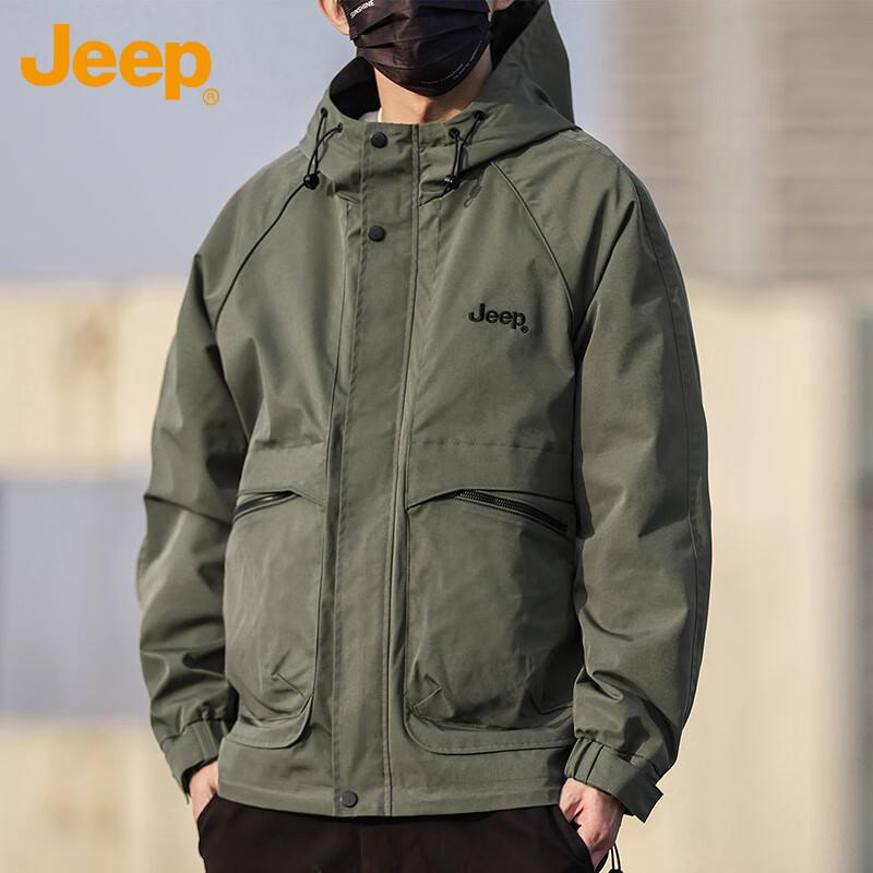 Jeep Мужская повседневная ветровка