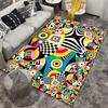 Colorful Geometric Abstract carpet Non-slip rug suitable for living room and bedroom sofas