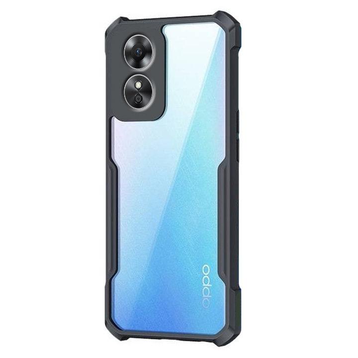 Case for Oppo A17, AntiDrop Hybrid, black