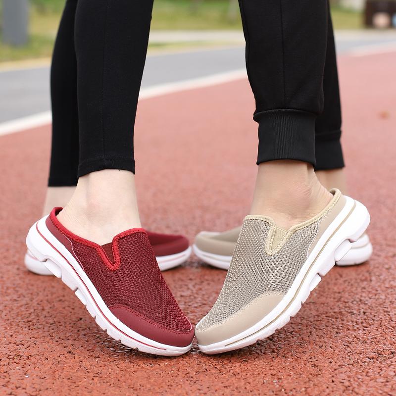 Men's Slippers Net Breathable EVA Ultra -light Convenience Home Slippers Women's Large Size Slippers