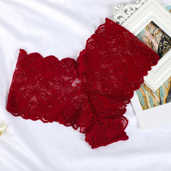 Women's Panties Floral Lace Low Waist Briefs Stretchy Sexy Breathable Underpants for Girls Daily Wear And Sleep