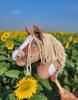 Hobby Horse Premium Small Stick Horse - Western III Bay with Light Mane A4