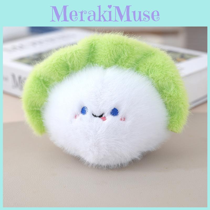 Fish Cute Cake Plushie Keychain With Pp Cotton Filling For Accessory Bag