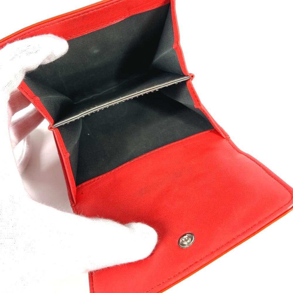 CHANEL NO5 logo ribbon icon Wallet Compact Wallet Trifold wallet Patent Leather