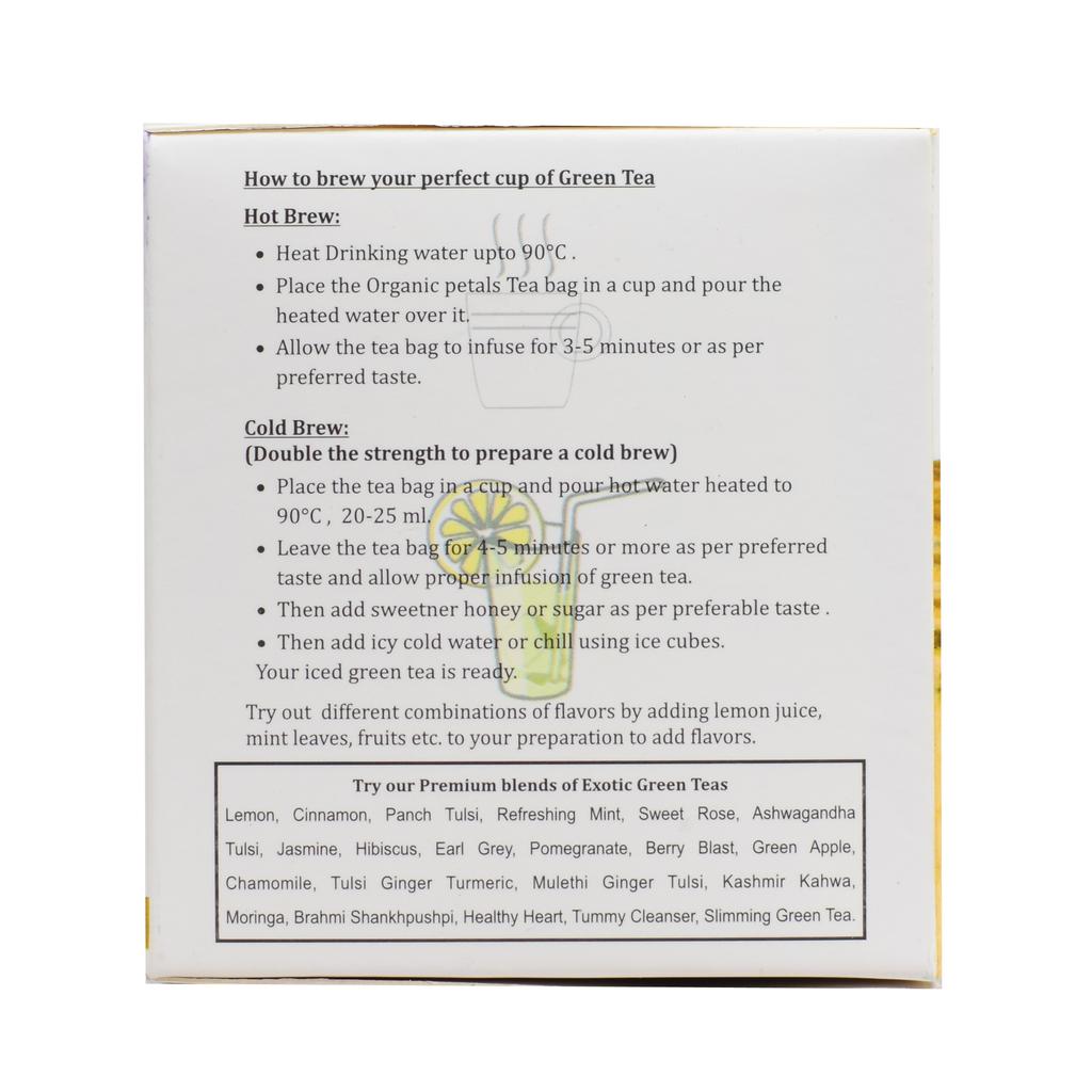 Green Tea with Ginger and Honey (20 Pack), Ginger Honey Green Tea, WinTrust Pharmaceuticals