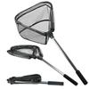 50cm Folding Fishing Brail Net Telescopic Fishing Landing Net Scoop Net Mini Stainless Steel Manual Fishing Brail Net