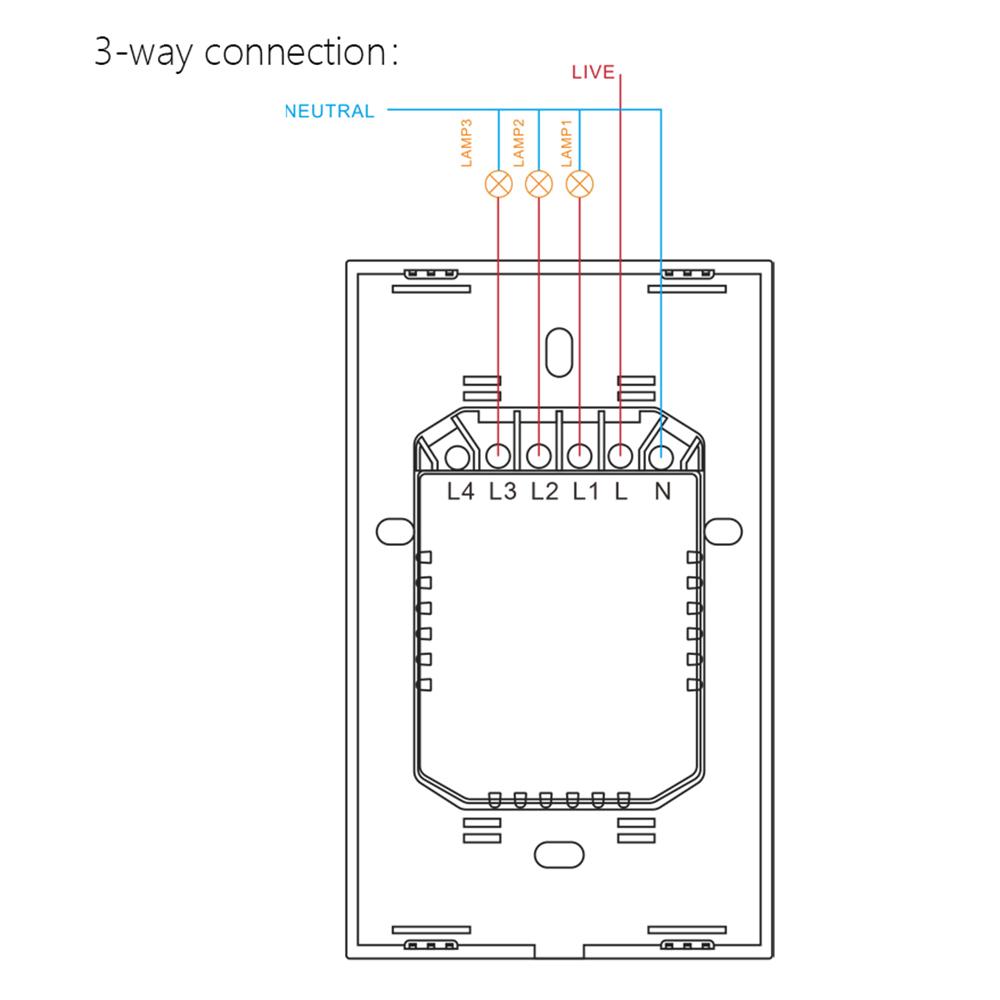 Сенсорная панель Wi-Fi, переключатель для дома, умная панель переключателя, светодиодный индикатор, панель из закаленного стекла