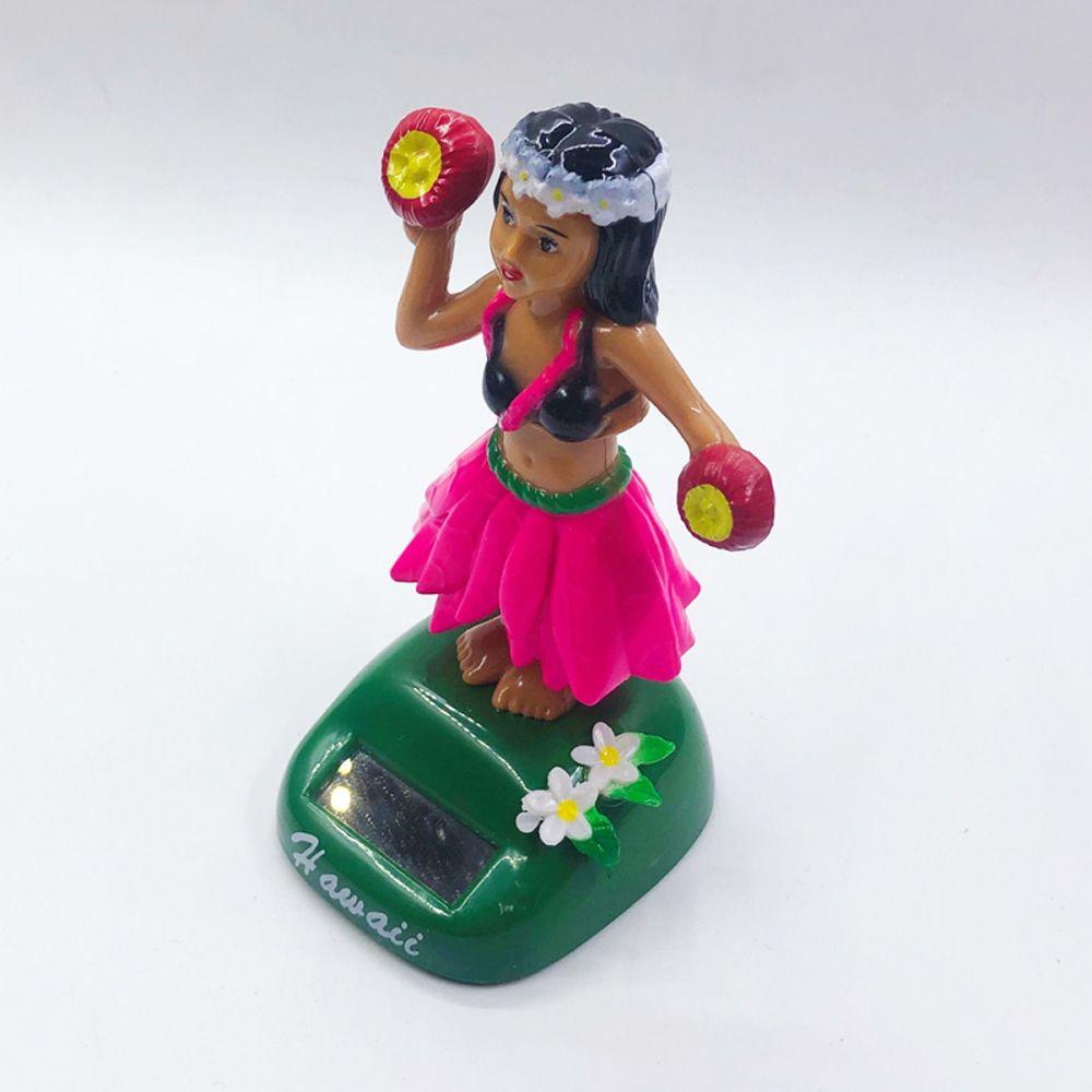 Girl Solar Powered Dancing Hula Girl Solar Swinging Doll Swinging Hawaiian Girl Shaking Head Doll