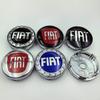 4 шт. 60 мм логотип fiat Колпачки ступицы колеса автомобиля Значок Аксессуары для стайлинга Серебристый ИЛИ Черный Совместимо с FIAT