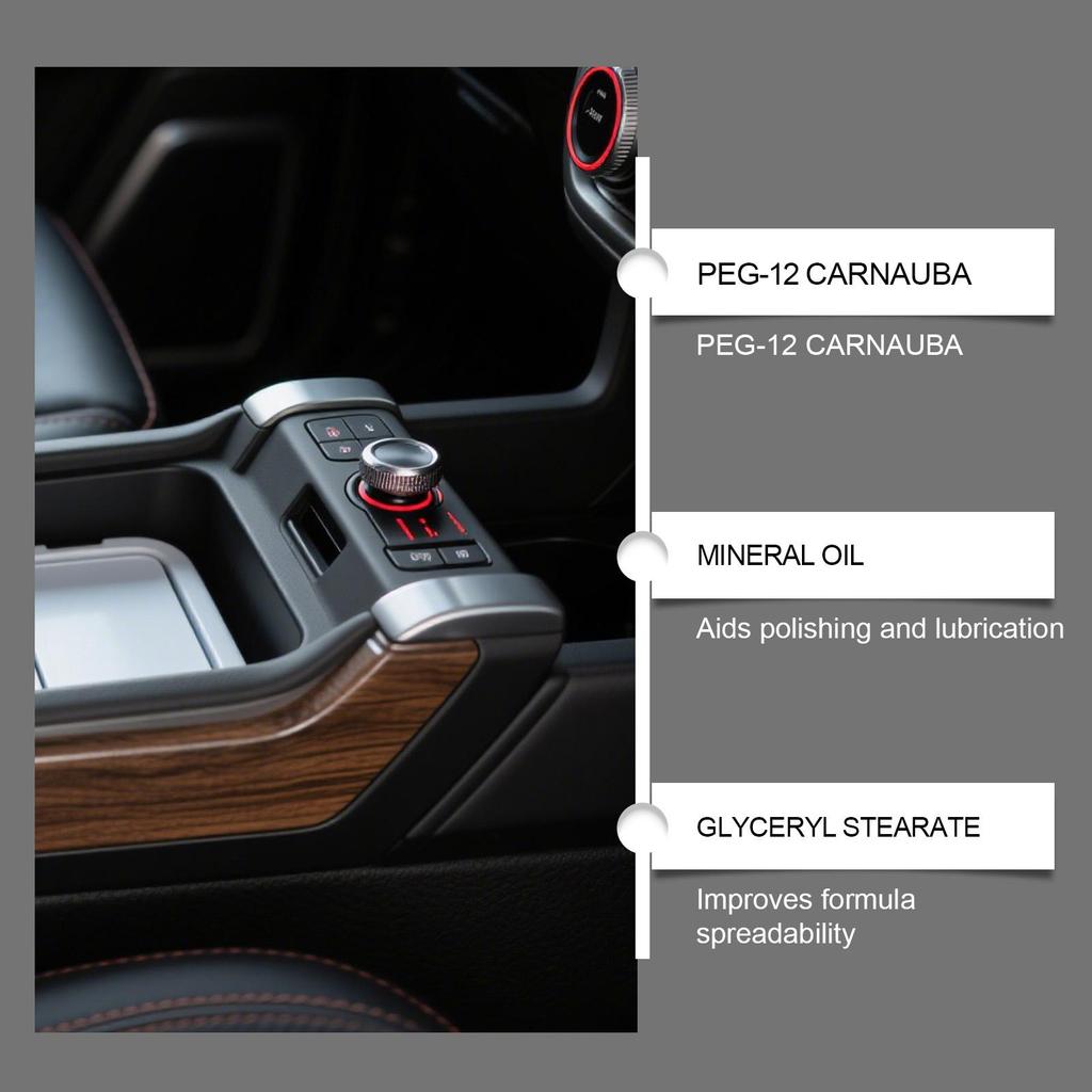 Hikmarion car interior polishing paste, plastic parts refurbishment, restore luster, cleaning care, multi-surface application 1set