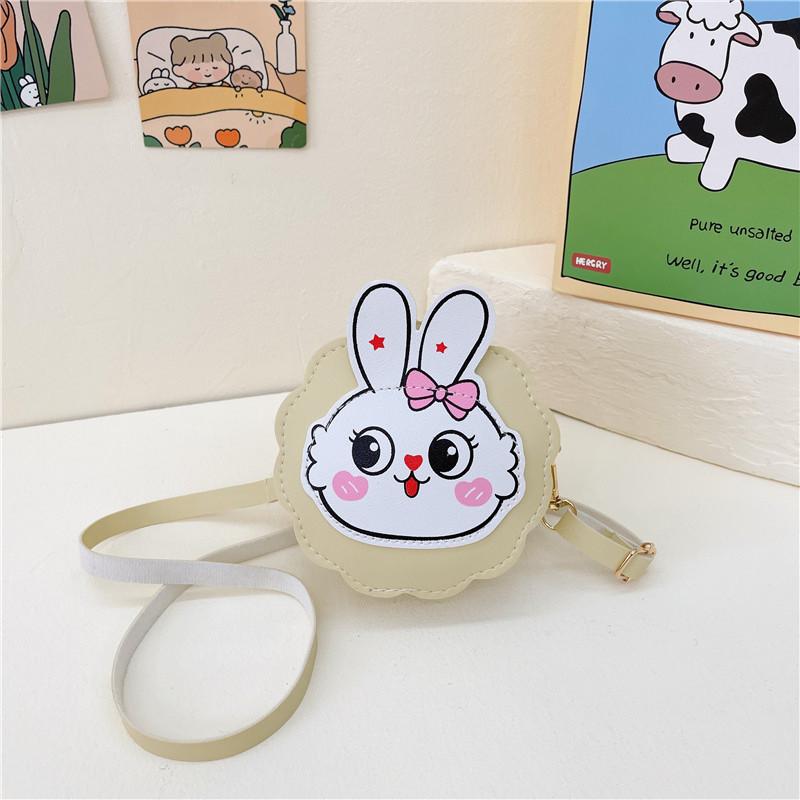 Rabbit Cute Cartoon Childrens Lanyard Messenger Bag Autumn Student Coin Purse