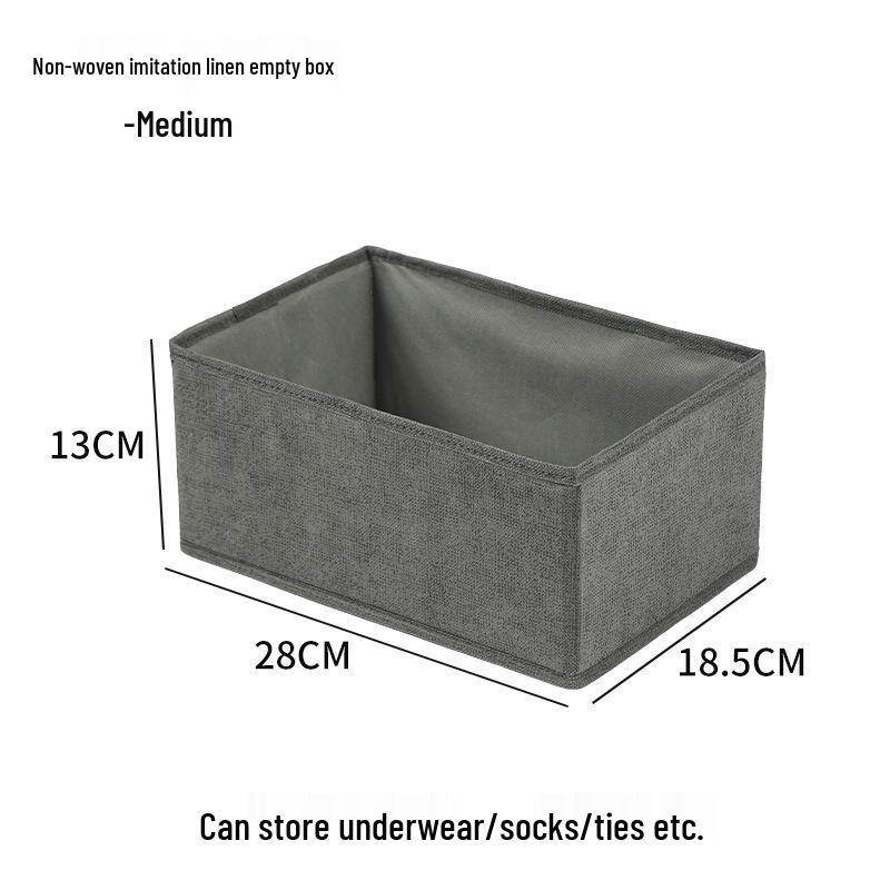 Wardrobe Organizer: 3-Piece Fabric Drawer Set for Bras, Underwear, and Socks.