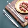 304 Stainless Steel BBQ Tongs Heavy Duty Food Clip for Grilling Steak and Kitchen Use