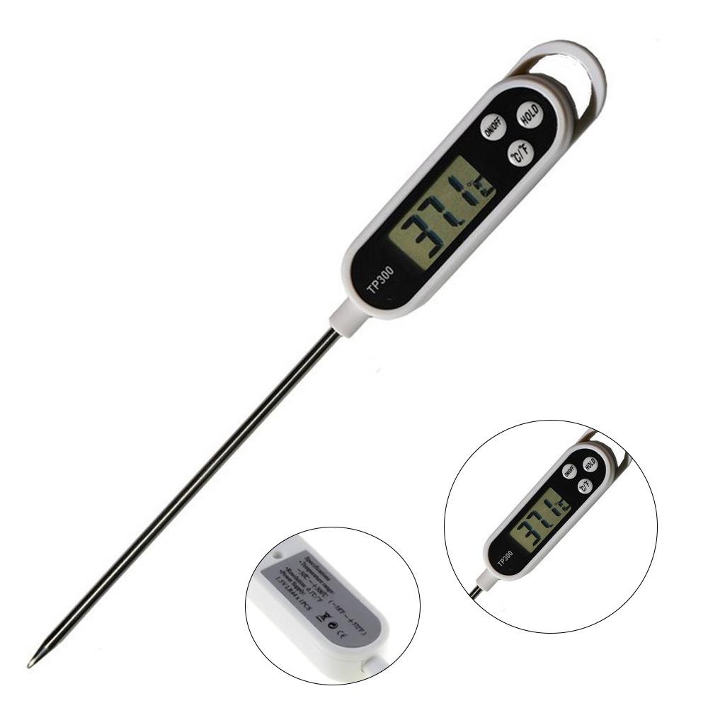 Stainless Steel Probe Cooking Food, Barbecue Stove, Water, Milk, Oil, Liquid Meat, Digital Kitchen Thermometer Kitchen Tools