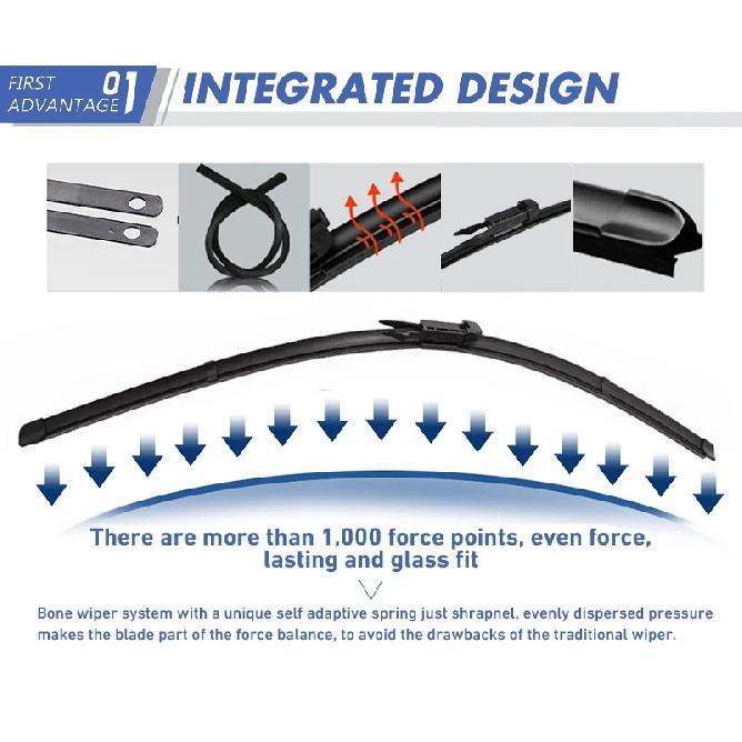 For Hyundai I20 I20 N MK3 BC3 Euro 2020 2021 2022 2023 N Line Front Rear Wiper Blades Windshield Back Windscreen Car Accessories
