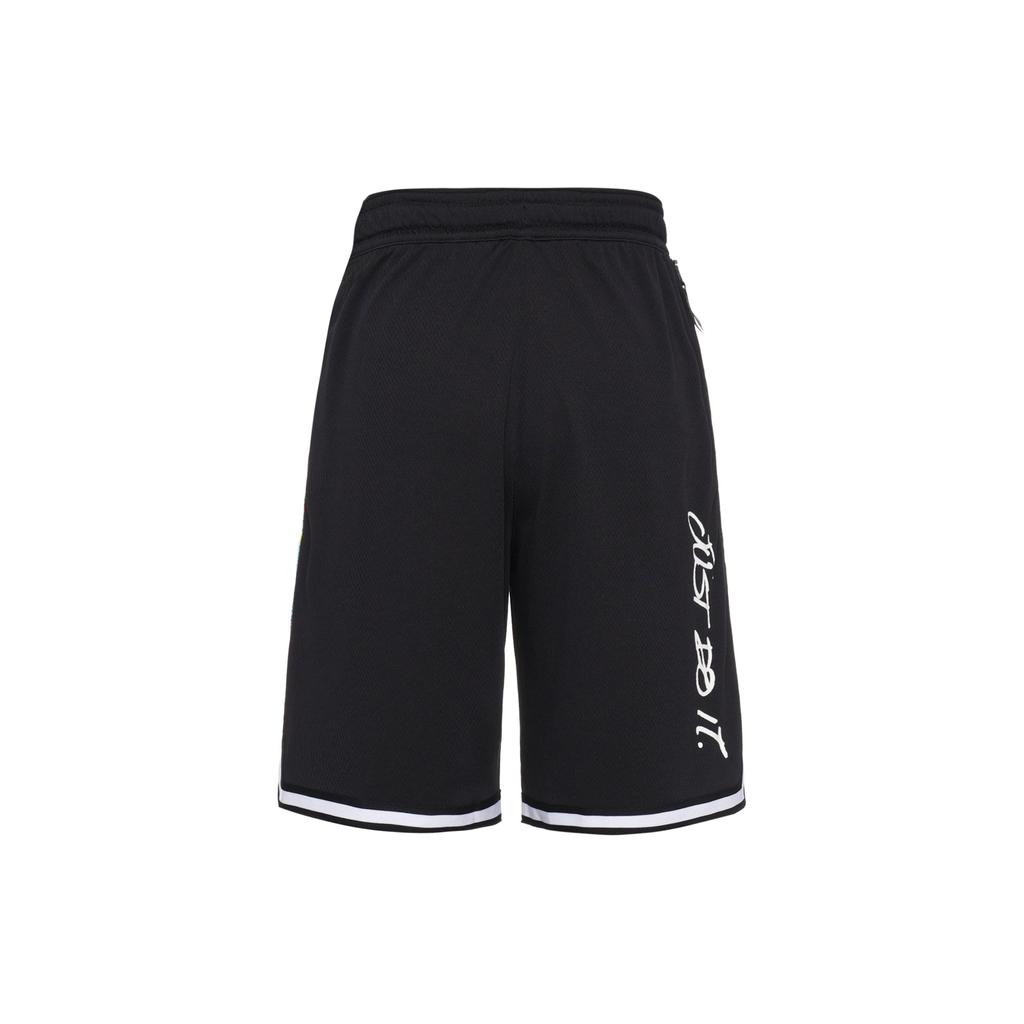 Nike Шорты для баскетбола Splash Ink Large Logo Print, свободные, мужские, черные, DJ5215-010