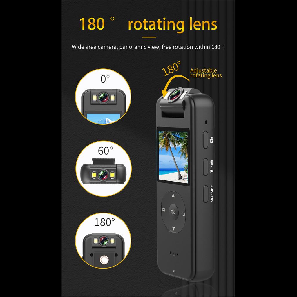 4K High-definition Mini Sports DV Camera, Outdoor Portable Camera With WiFi Hotspot, Law Enforcement Recorder, Driving Recorder