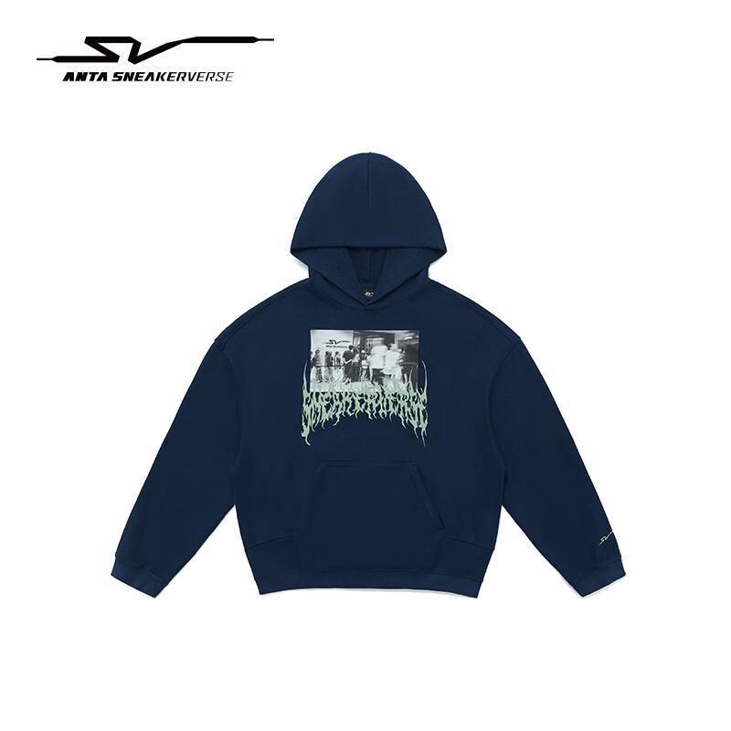 ANTA Unisex Cotton Casual Hooded Sweatshirt
