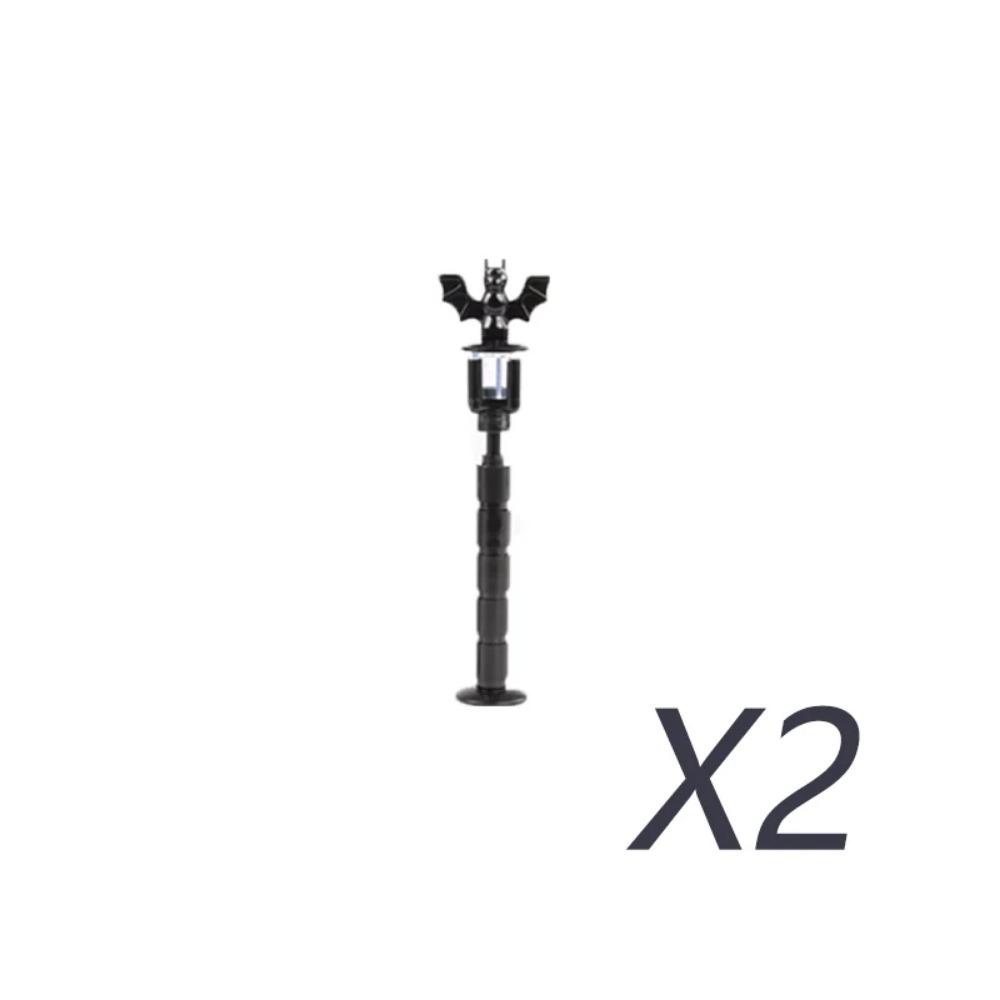 City Street Series Building Blocks Accessories Rail Transit Train Signal Light Railings Brick Toilet Flower Bed Phone Box Toy