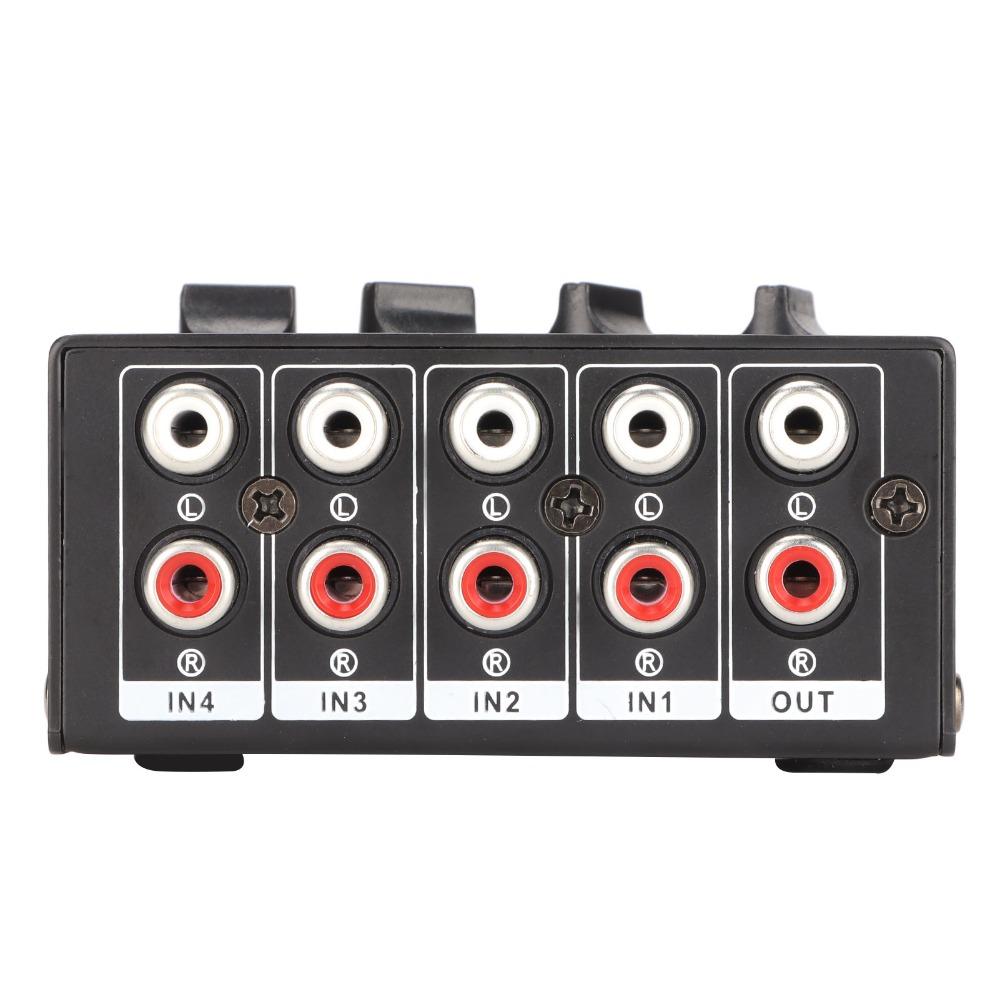 Support 4 in 1 Out CX400 4 Channel Passive Mixer Separate Volume Knobs Stereo Splitte  Stage