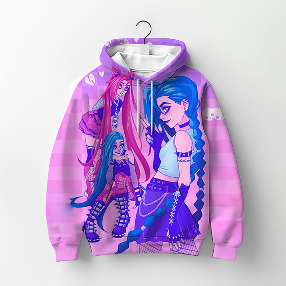 Casual Movie Hoodies Kid Hoodie Manga Kids Kpop Demon Hunters Children's Sweatshirt Cute Tiger Hoody for Boys Girls