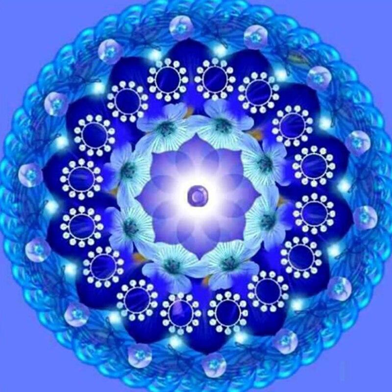 5D алмазная живопись Мандала цветы современный узор DIY полная круглая дрель вышивка крестиком Алмазная вышивка домашний декор подарок