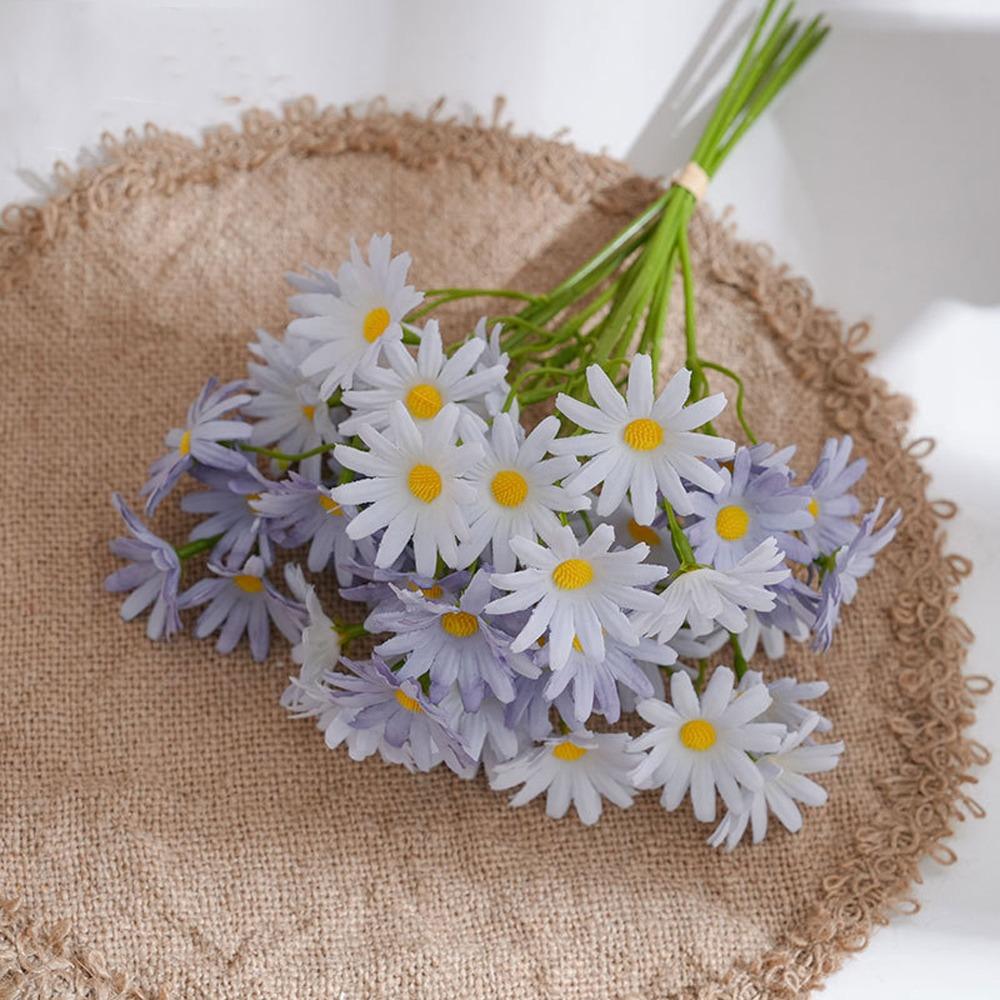 Роскошные цветы ромашки ветка реалистичный искусственный цветок праздник вечеринка свадьба