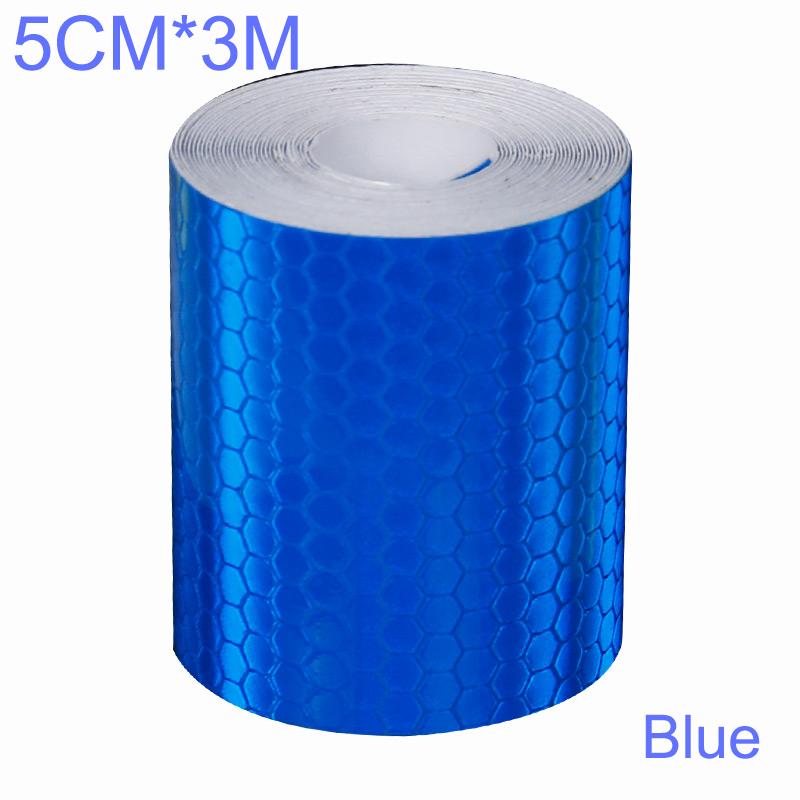 Автомобильная светоотражающая лента 3 м/1 м, предупреждающая наклейка для автобезопасности, защитная лента-отражатель, пленка для грузовиков, авто наклейки для мотоциклов