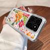 For Xiaomi 13t 11t Poco X6 X5 Redmi Note 13 12 11 10 Pro Shockproof Flower Colorful Cartoon Love Heart Silicone Clear Slim Case Cover
