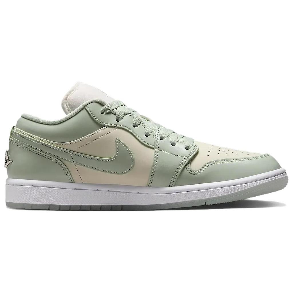 Новые женские кроссовки JORDAN 1 Low Seafoam Sail HF4078-100