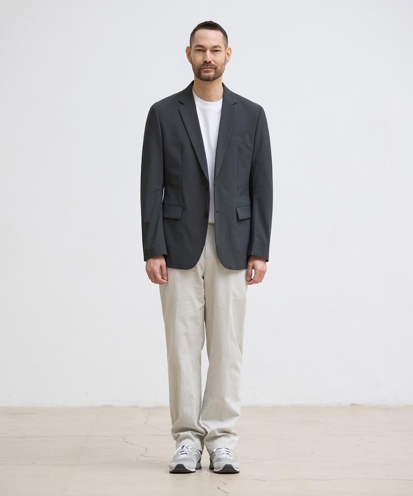 STCO [Лето] Воздушный костюм без движений_Хаки Серый (Slim Fit)_Ssjub03Ssk
