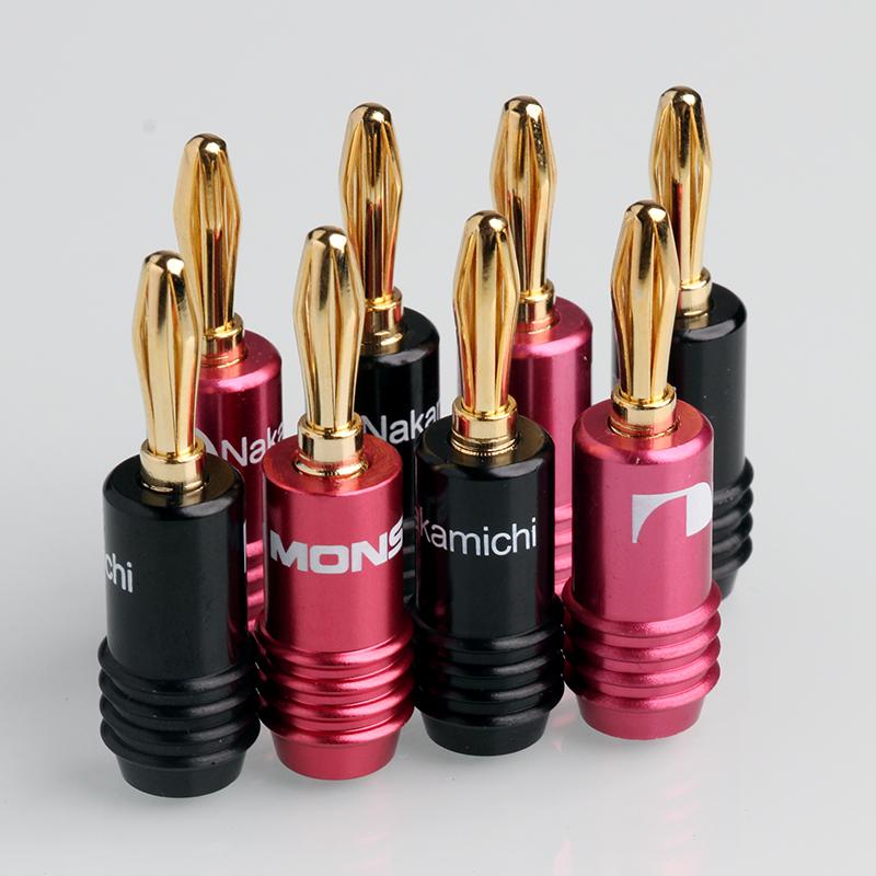 Hi-Fi Аудио 4 мм 24K Позолоченный Банановый Штекер 4/8/10 шт. для Домашнего Кинотеатра Усилителя и DIY Акустической Системы