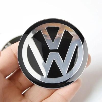2025 Горячий Volkswagen 4 шт. 45 мм 56 мм 60 мм 65 мм 70 мм 75 мм 90 мм Наклейка-логотип на центральную часть колеса автомобиля, эмблема, колпачки дисков, заглушка ступицы, значок, декаль