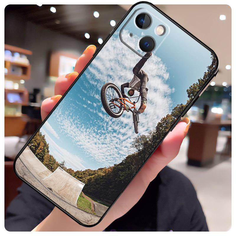 Чехол для iPhone 16 Pro Max 14 13 12 11 15 17 Pro Max mini 15 16 Plus 16e 17 Air с изображением BMX Bike Extreme Sport