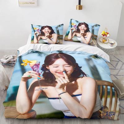Комплект постельного белья для корейской актрисы Single Twin Full Queen King Size Twice Bed Set Aldult Kid Bedroom Duvetcover Sets 3D Print 036