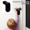 Child Safety Door Handle Lock No Drilling Required Adjustable Security Lock for Cabinets Drawers and Doors Easy Installation and Durable Material