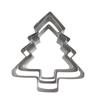 3/5pcsChristmas Snowflake Cookie Mold Stainless Steel Kitchen Baking Tool Gingerbread Man Christmas Tree Chocolate Candy Mold Co