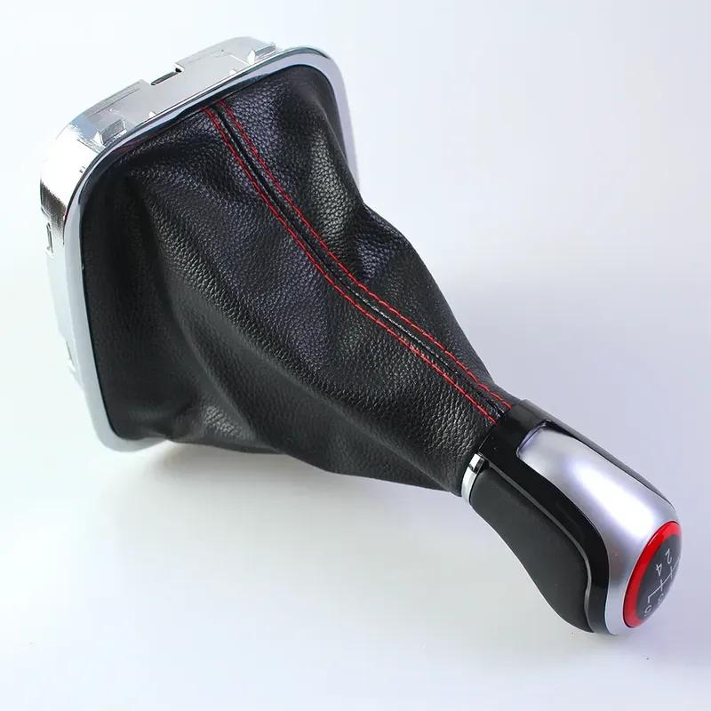 Новый стиль ручки переключения передач для VW Polo 6r 6c Хэтчбек Седан 2011- МКПП 5/6-ступенчатая ручка переключения передач с чехлом