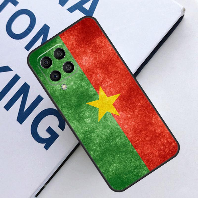 Burkina Faso Flag For Samsung Galaxy M35 M55 M14 M34 M54 M11 M21 M31 M13 M33 M53 M15 M12 M32 M52 M06 M16 Case