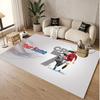 Custom Rug Cristiano Ronaldo Pattern Print Name Text Soft Non‑Slip Floor Carpet for Home Indoor Decoration