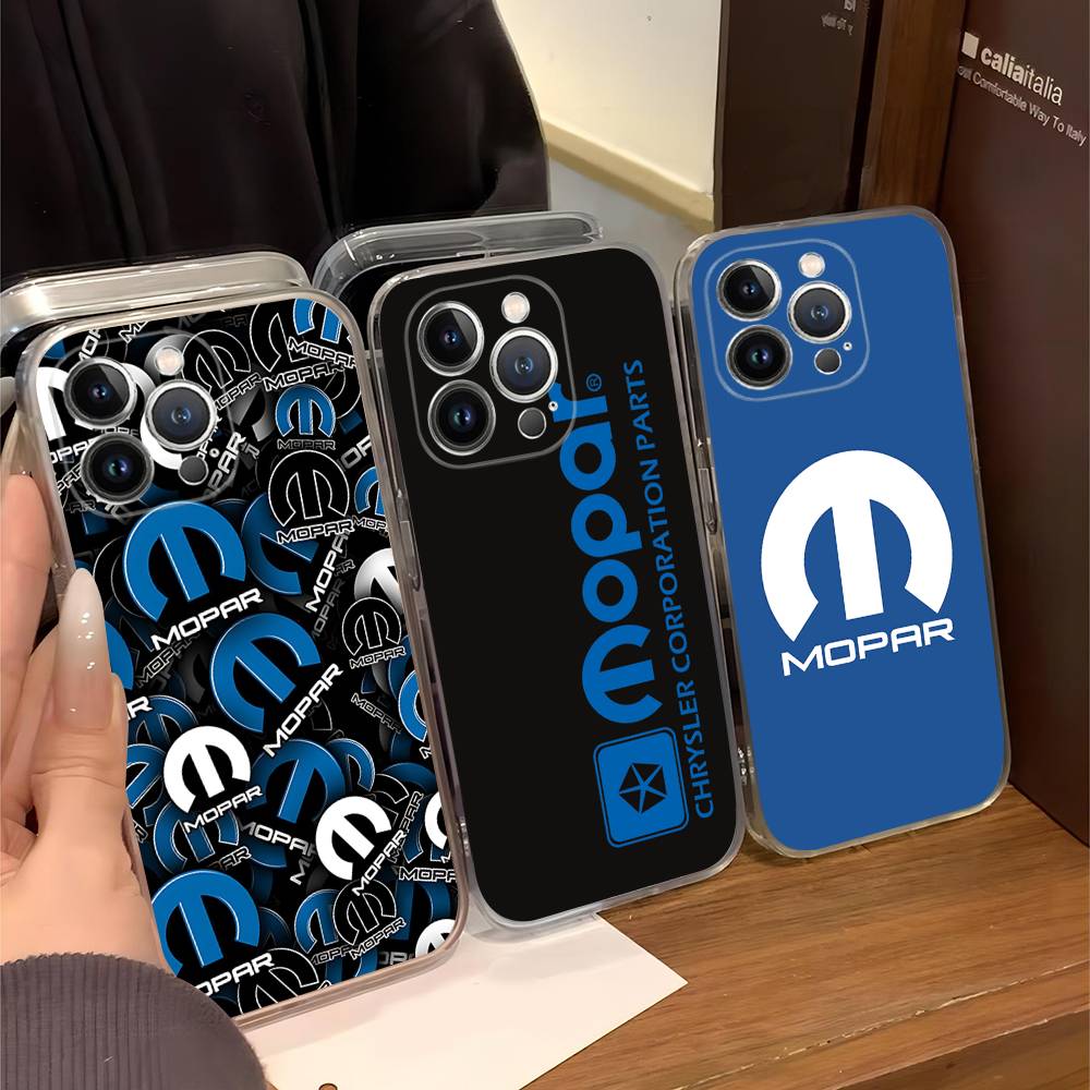 M-MOPAR Magnetic Wireless Phone Case For IPhone 17 16 15 14 13 12 11 Pro Max 13 12 Mini 17Air 16e Clear Cases