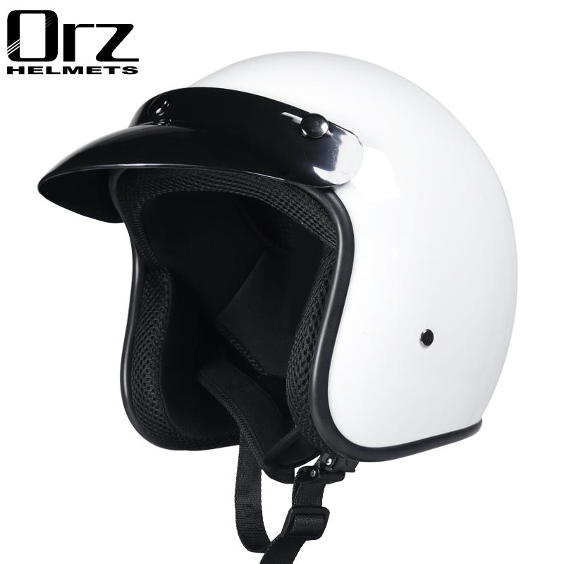 ORZ-050-3/4 Открытый Мотошлем Унисекс Всесезонный Сертификация DOT ABS Оболочка Легкий Вентилируемый Мотоциклетный Шлем Безопасности