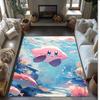 Kirby Crystal Velvet Rug, Soft Anti‑Slip Crystal Velvet Carpet for Living Room Bedroom Home Decor