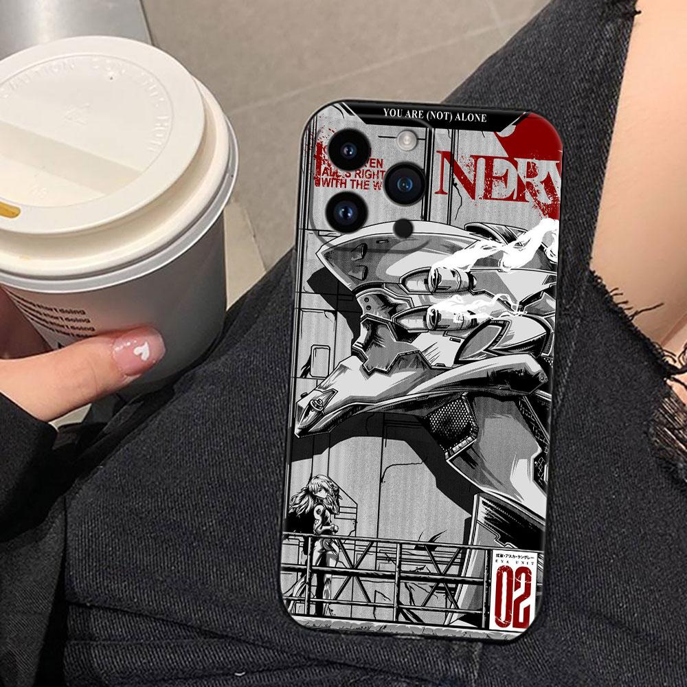 N-Neon G-Genesis E-Evangelion 01 02 Чехол для телефона For iphone Apple 17 AIR 16E 16 15 14 13 12 11 Pro XR Max 8 7 Plus Чехол из ТПУ