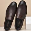 Мужские туфли из натуральной кожи, мягкие нескользящие резиновые мокасины, люксовые брендовые мужские повседневные плоские дышащие деловые туфли, классические мокасины